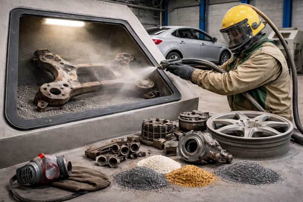 Le sablage dans l&rsquo;industrie automobile : usages et contraintes